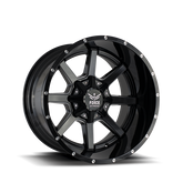 20" Force Off-Road F08 Wheel 🔥 20X12 -44 5X139+5X150 🔥110.3 Black Milled Rim ✅🔻